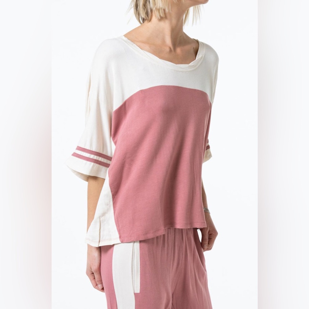 Baggy Team Tee in Mauve by The Laundry Room